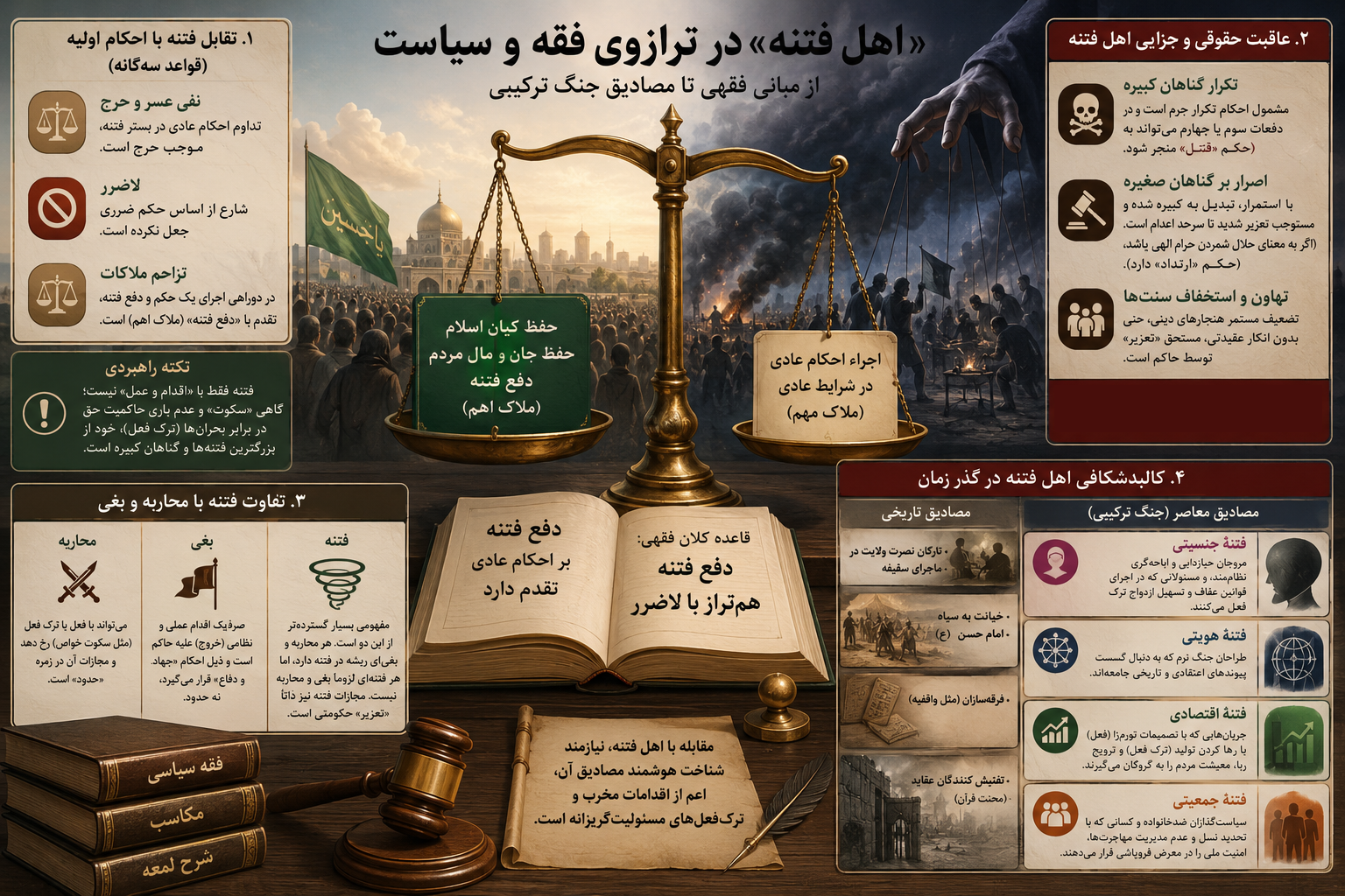 اهل فتنه چه کسانی هستند و چگونه باید مجازات شوند؟ / بررسی مصادیق تاریخی و معاصر اهل فتنه